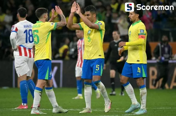 안첼로티의 브라질, 파라과이 1-0 꺾고 23회 연속 월드컵 본선행 확정